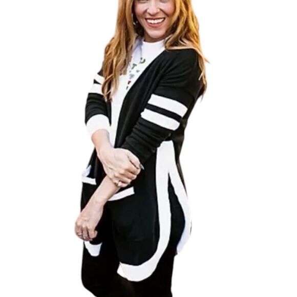 RACHEL HOLLIS LTD OPEN FRONT CARDIGAN - Picture 5 of 10